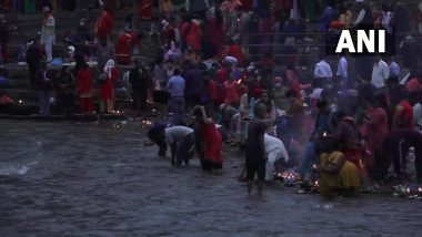 Kushe Aunsi 2022: Devotees Throng Nepal's Bagmati Riverbank to Observe Father's Day (See Pics)