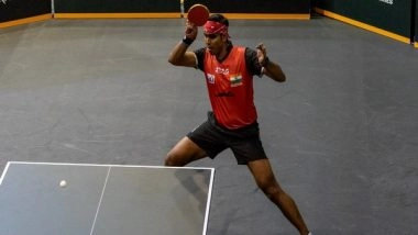 Sports News | CWG 2022: Indian Paddler Sharath Kamal Clinches Gold in Men's Singles Final