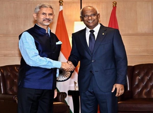 World News | Jaishankar Calls on Maldivian President Ibrahim Mohamed Solih