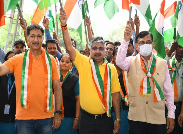 India News | Punjab National Bank Holds Walkathon to Commemorate Spirit of 'Har Ghar Tiranga'