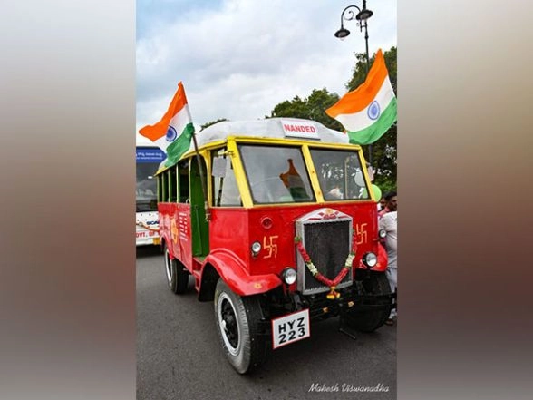 Hyderabad: Nizam-Era Albion Bus Showcased in TSRTC Parade
