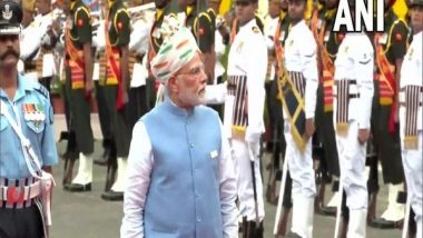 India News | Independence Day: PM Modi Reaches Red Fort, to Address Nation Shortly