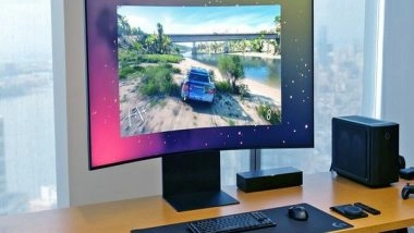 Tech News | Samsung's Odyssey Ark, Massive 55-inch 165Hz Gaming Monitor with 'cockpit Mode'