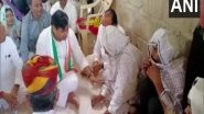 India News | Rajasthan Congress Chief Meets Family of Deceased Dalit Boy in Jalore