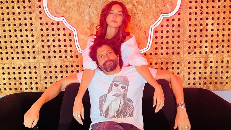 Farhan Akhtar Strikes a Sexy Pose With His Wife Shibani Dandekar in Recent Instagram Picture - Vimarsana News