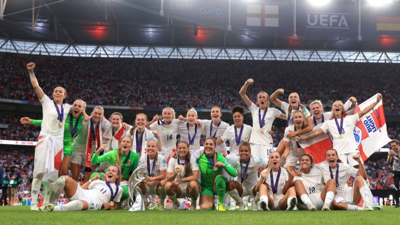 England 2–1 Germany: Lionesses Claim First-Ever Major Championship With Dramatic Victory in UEFA Women’s Euro 2022 Final (Watch Goal Video Highlights)