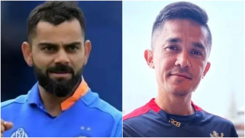 Sunil Chhetri Birthday: Virat Kohli Posts Special Birthday Greeting for Indian National Football Team Captain