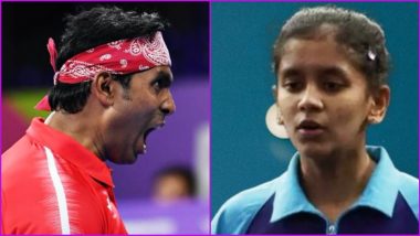 Sharath Kamal-Sreeja Akula at Commonwealth Games 2022, Table Tennis Live Streaming Online: Know TV Channel & Telecast Details for Mixed Doubles Event at CWG 2022