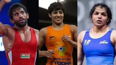 CWG 2022 Day 8 Results: Bajrang Punia, Sakshi Malik, Anshu Malik and Deepak Punia Assure Medals for India With Qualification in Wrestling Finals