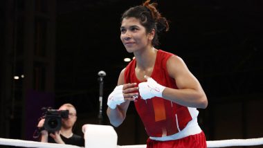 Nikhat Zareen at Commonwealth Games 2022, Boxing Live Streaming Online: Know TV Channel & Telecast Details for Women’s Light Flyweight Final Coverage of CWG Birmingham