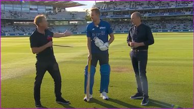 Harry Kane, Spurs Forward, Takes Part in Six-Hitting Challenge During The Hundred 2022 at Lord's (Watch Video)