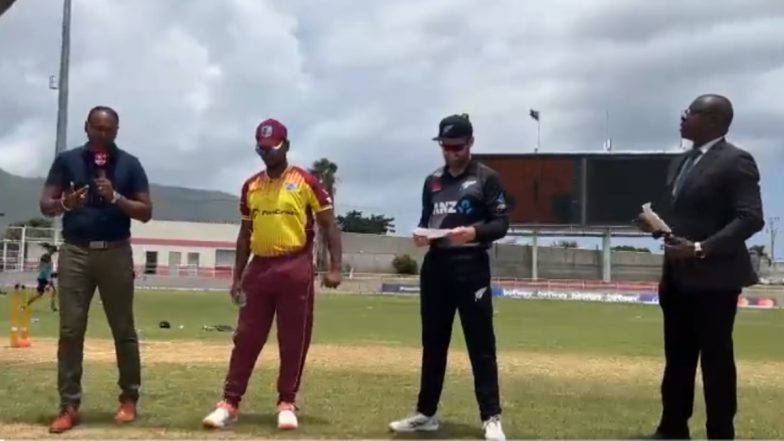 How to Watch WI vs NZ 1st T20I 2022 Live Streaming in India? Get Free Telecast Details of West Indies vs New Zealand Cricket Match With Time in IST