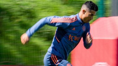 Cristiano Ronaldo Shares Training Picture in Manchester United Kit, Writes, ‘Hard Work Always Pays Off’ Amidst Transfer Rumours