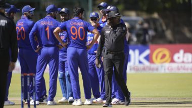India vs Zimbabwe, 1st ODI 2022: Deepak Chahar Takes Three As Hosts Manage 78/5 After 20 Overs