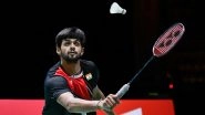 Sai Praneeth at BWF World Championships 2022 Match Live Streaming Online: Know TV Channel & Telecast Details for Men's Singles Badminton Match Coverage