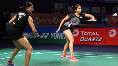 Ashwini Ponappa-N Sikki Reddy at BWF World Championships 2022 Match Live Streaming Online: Know TV Channel & Telecast Details for Women's Doubles Badminton Match Coverage