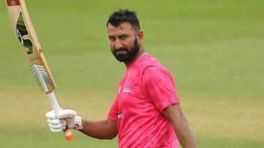 Cheteshway Pujara Century Highlights: Watch Indian Star Score 3rd Hundred for Sussex in Royal London Cup 2022