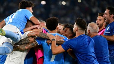 Lazio 3–1 Inter Milan: Nerazzurri Stunned As Maurizio Sarri’s Side Go Top of Serie A 2022–23 Table With Thrilling Win (Watch Goal Video Highlights)