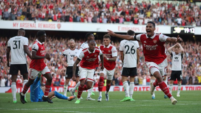 Arsenal 2-1 Fulham, Premier League 2022-23: High-Flying Gunners Continue Winning Streak (Watch Goal Video Highlights)