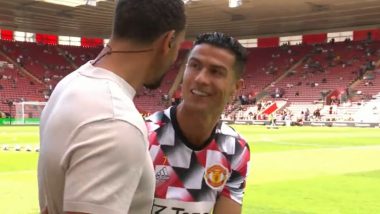 Cristiano Ronaldo Pranks Former Manchester United Teammate Rio Ferdinand (Watch Video)