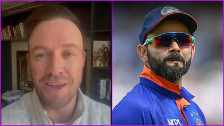 Asia Cup 2022: AB de Villiers Wishes Virat Kohli on India Batter's 100th T2OI Appearance Ahead of IND vs PAK Clash (Watch Video)