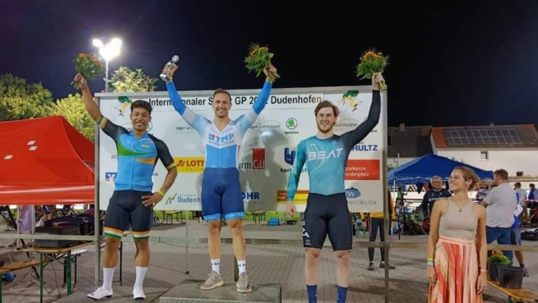 Cycling: India's Ronaldo Laitonjam&nbsp;Clinches Silver Medal in&nbsp;Men's Elite 200m Sprint Race at Internationales Meeting in Germany