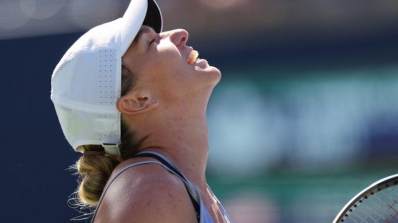 Simona Halep Crashes Out of US Open 2022 Losing to Ukrainian Daria Snigur in The First Round, Watch Video Highlights