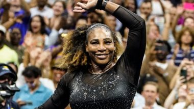 Serena Williams Beats Danka Kovinic to Enter Second Round of US Open 2022 (Watch Video Highlight)
