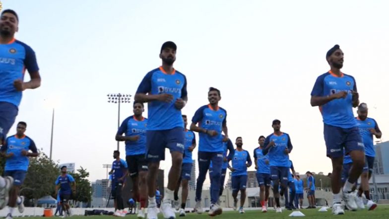 Asia Cup 2022: Team India Gears Up For Hong Kong Game in Dubai (Watch Video)