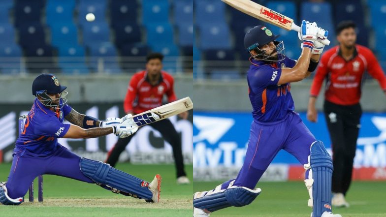 Suryakumar Yadav’s Fiery 68*, Virat Kohli’s Fifty Take India to 192/2 Against Hong Kong in Asia Cup 2022