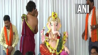 Ganesh Chaturthi 2022: Ganesh Idol Installed at Eidgah Ground in Hubbali-Dharwad After Karnataka HC Order