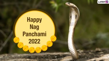 Happy Nag Panchami 2022 Wishes: Send Festive Greetings, HD Images, WhatsApp Messages, Telegram Quotes & SMS on the Sawan Festival Dedicated to Serpent Gods