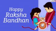 Raksha Bandhan DP Images for WhatsApp & Happy Rakhi 2022 Wishes: Send Messages, GIF Greetings, Facebook Status and Instagram Captions To Celebrate Brother-Sister Festival