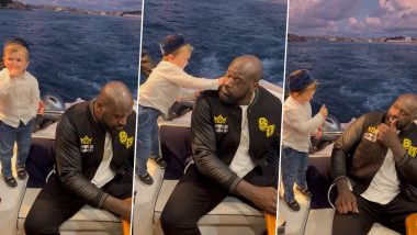 Hasbulla Magomedov Almost Knocks Shaq Out! Watch Funny Instagram Video Posted by Former Professional Basketball Player