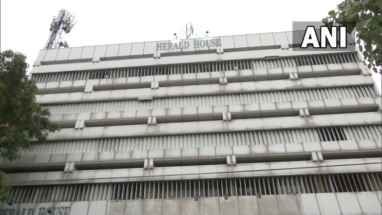 ED Seals Young Indian Office at Herald House Building in Delhi