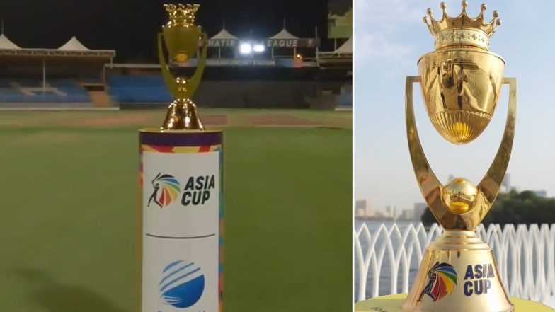 Sharjah Cricket Stadium Ready to Host Asia Cup 2022; Shares Video of Trophy