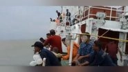 Indian Coast Guard Rescues 27 Bangladeshi Fishermen in Extreme Challenging Conditions (Watch Video)