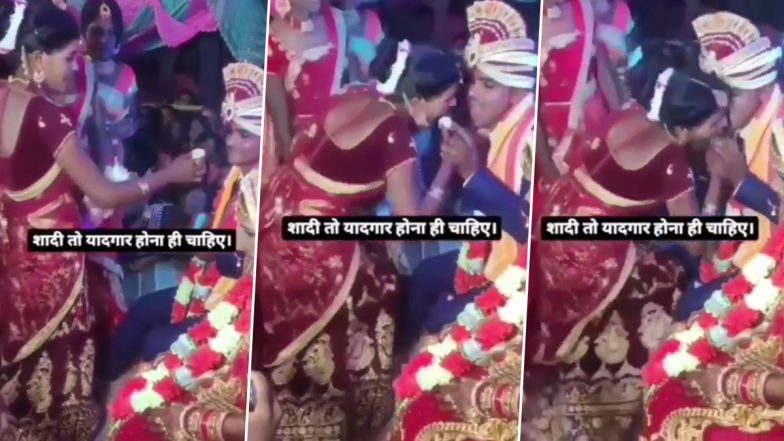 784px x 441px - Jija Sali 'Kiss' in Front of Bride Is the Cringiest Viral Video You Will  See on Internet Today! | ðŸ‘ LatestLY