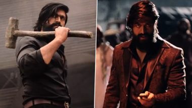 KGF Chapter 2: Yash Aka Rocky Bhai’s Film’s Hindi Version to Premiere on Sony Max on September 18 at This Time (Watch Video)