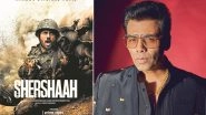 Karan Johar Shares Heartfelt Note to the Team of &lsquo;Shershaah&rsquo; and Sidharth Malhotra, Says It &rsquo;Was an Honour To Produce' (View Pic)