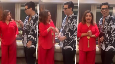 Karan Johar and Farah Khan Are Totally LIT As They Mock Each Other in This Hilarious Video -  WATCH