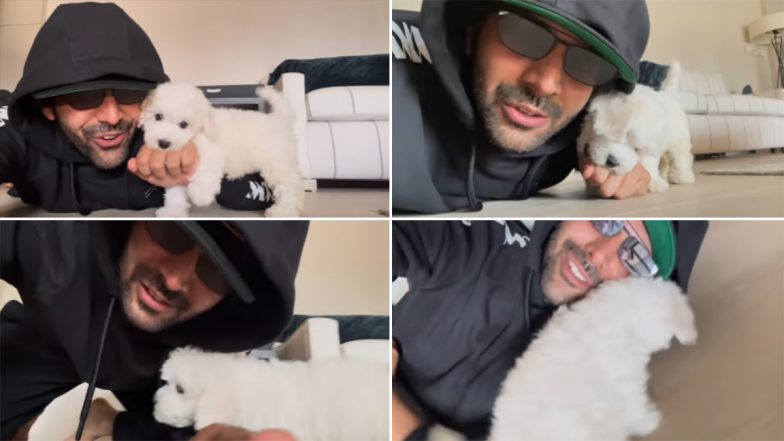 Kartik Aaryan Celebrates Friendship Day With His Cute Pooch Katori (Watch Video)