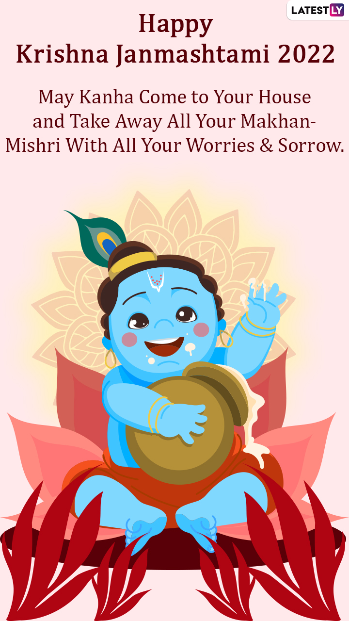 Krishna Janmashtami 2022 Wishes, Lord Krishna Images, Festive ...