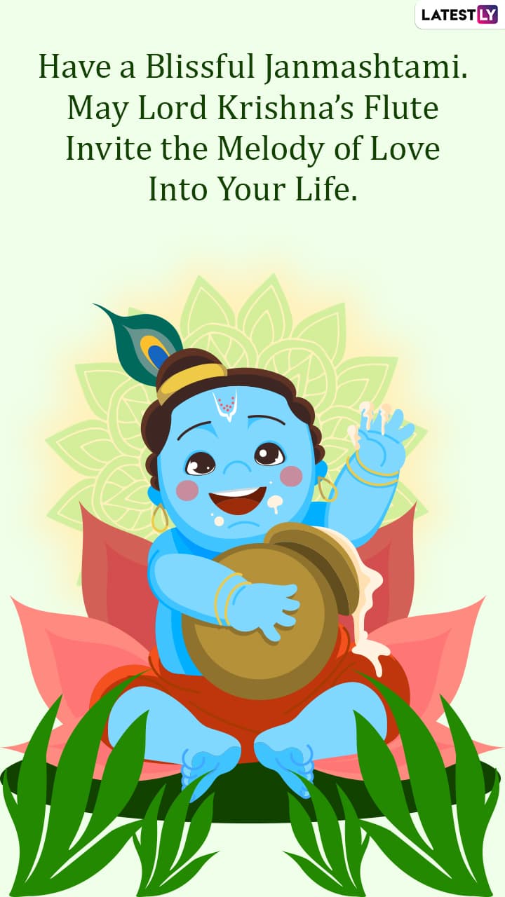 Krishna Janmashtami 2022 Wishes, Lord Krishna Images, Festive ...