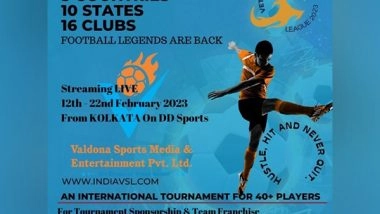 Business News | Valdona Sports Media And Entertainment Pvt Ltd Announces Veterans Super League 2023