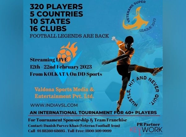 Business News | Valdona Sports Media And Entertainment Pvt Ltd Announces Veterans Super League 2023
