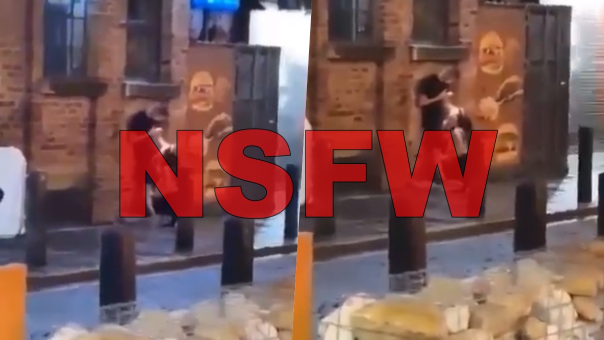 Korean Blowjobs Porn - Oral Sex Video in Public! Woman Performs Sex Act on Man at Liverpool  Concert Square, Randy Couple's XXX Video Goes Viral (NSFW Warning) | ðŸ‘  LatestLY
