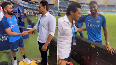 'Maaro Mujhe Maaro' Guy Meets Virat Kohli & Hardik Pandya, 'Sad' Momin Saqib Hopes for India vs Pakistan Asia Cup 2022 Final, Watch Viral Videos