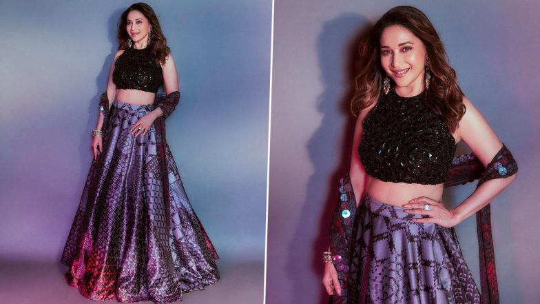 Madhuri Dixit Looks Beyond Beautiful in Manish Malhotra's Traditional Wear for Jhalak Dikhhla Jaa 10 (View Pics)