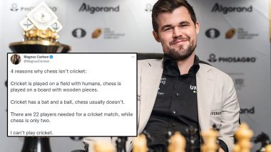 Magnus Carlsen Reacts to Abhi and Niyu’s ‘Chess Is the New Cricket’ Claim, See What the World Number One Replied on Twitter